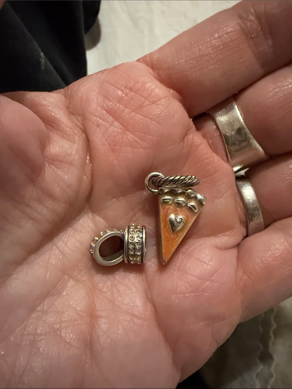 Brighton North Carolina charm with two spacers